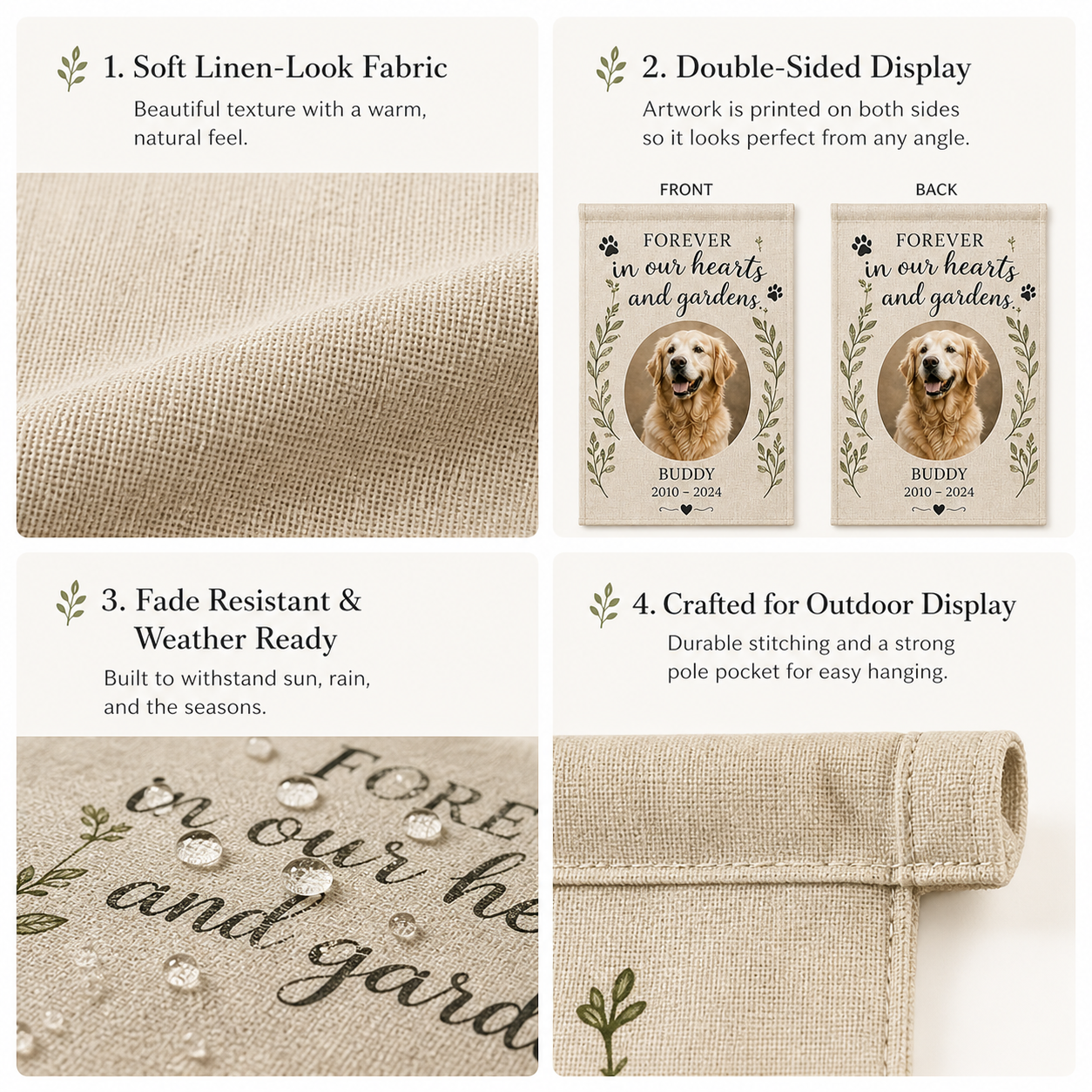 Forever Garden Guardian Memorial Garden Flag